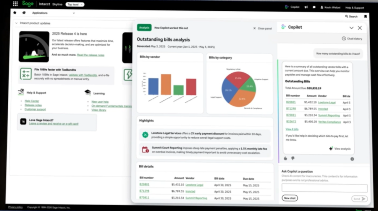 Sage Intacct top level